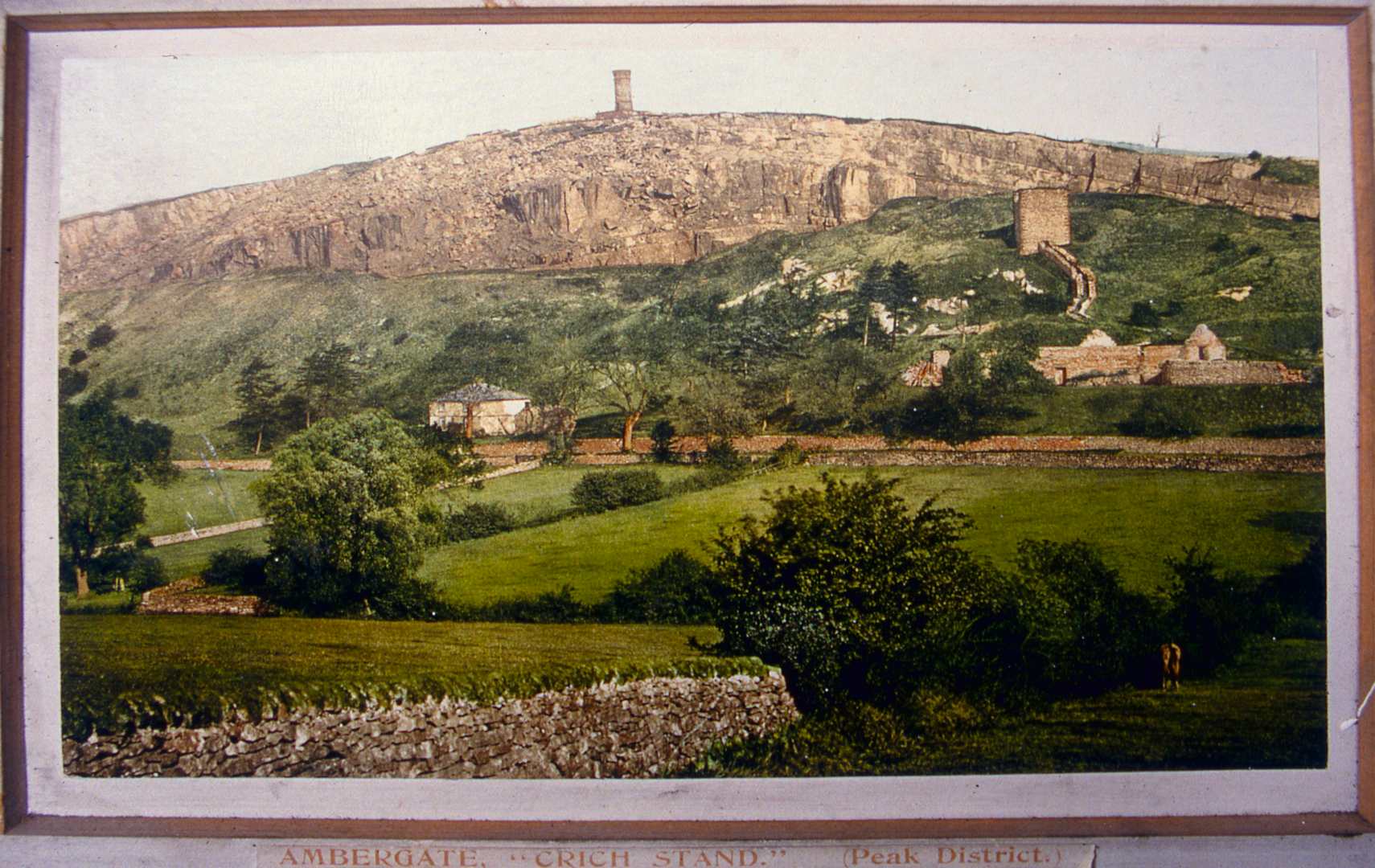 Crich smelter. Pic in old railway carriage